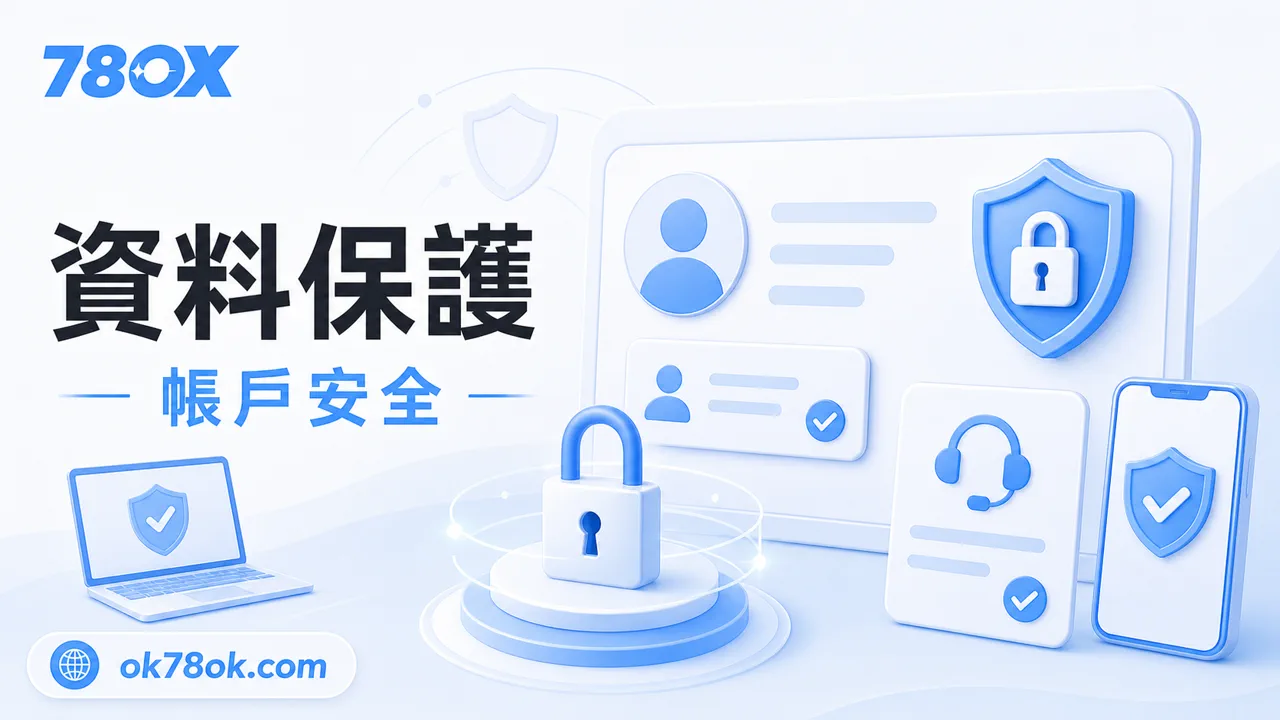 娛樂城安全檢查指南|註冊、出金、客服與資料保護怎麼看 3 TU 資料保護、帳戶安全與客服紀錄示意圖