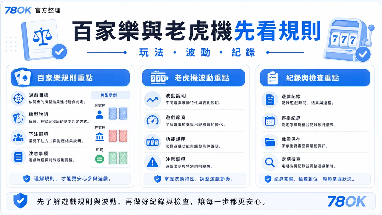TU RG 遊戲規則檢查圖，包含波動、注額與紀錄