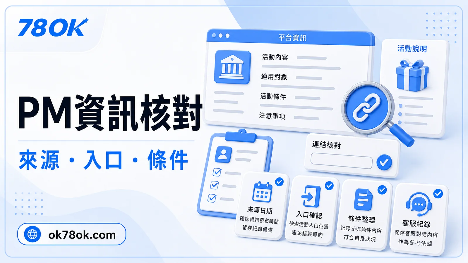 PM娛樂城資訊怎麼核對?TU 官方整理來源、入口與條件確認 2 TU PM 資訊核對示意,包含來源、入口、條件與客服資料