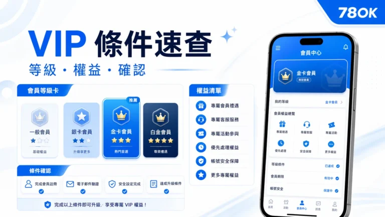 TU VIP 條件怎麼看?等級、權益、活動與提款前確認 1 TU VIP 條件速查與會員中心示意圖